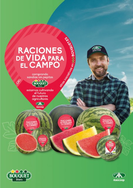 Anecoop y sus sandías bouquet dan “raciones de vida para el campo” - 2, Foto 2