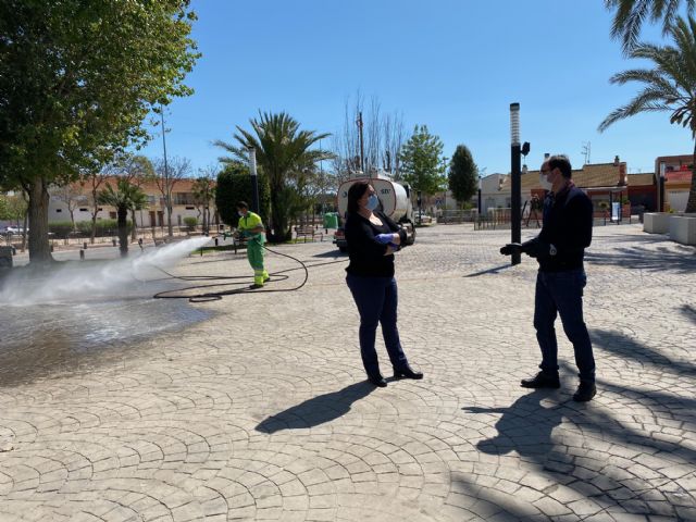 Continúan las labores de limpieza y desinfección en espacios públicos - 4, Foto 4