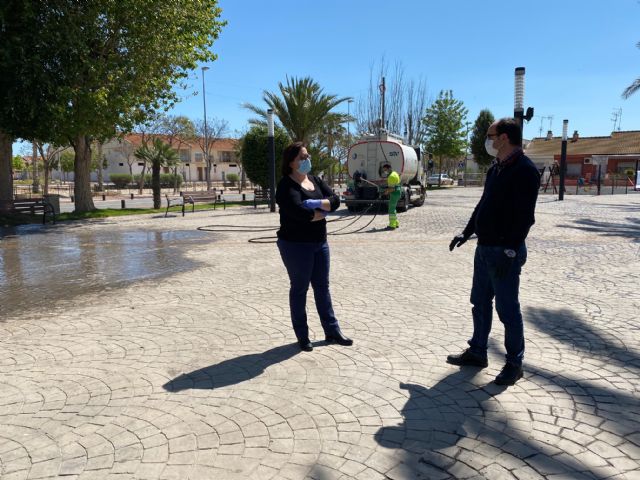 Continúan las labores de limpieza y desinfección en espacios públicos - 5, Foto 5