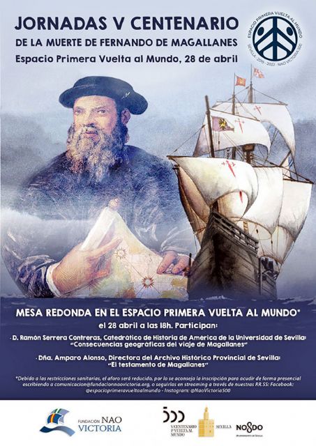 El Centro de Interpretación de la Primera Vuelta al Mundo ha acogido una ponencia en relación a la figura de Fernando de Magallanes, en el Ayuntamiento de Sevilla - 1, Foto 1