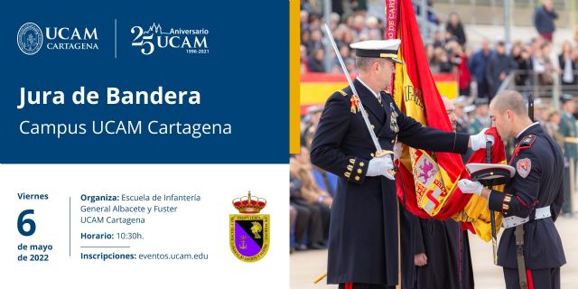 La UCAM y la Armada organizan una jura de Bandera civil en el Campus de Cartagena - 1, Foto 1