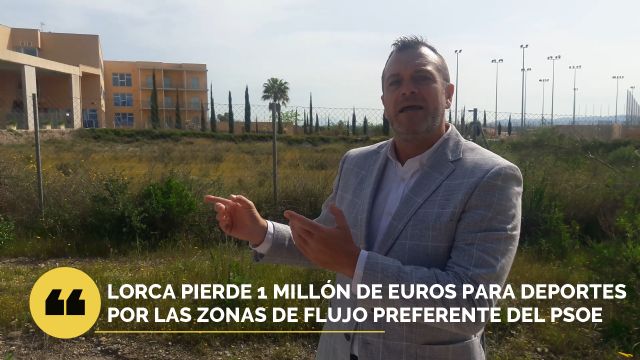 Lorca, a punto de perder un millón de euros para construir un pabellón polideportivo por culpa de las zonas de flujo preferente establecidas por el PSOE - 2, Foto 2