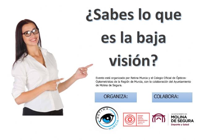 RETIMUR explica qué es y cómo interactuar con personas con baja visión en la III Jornada Retina Molina de Segura el viernes 6 de mayo - 1, Foto 1