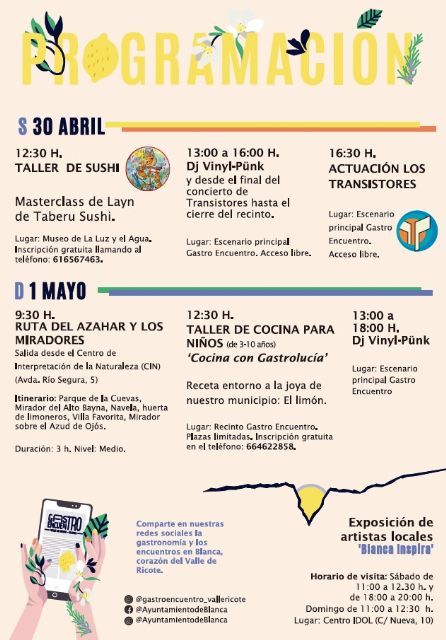 El Ayuntamiento de Blanca inaugura mañana el I Gastroencuentro Valle de Ricote - 2, Foto 2