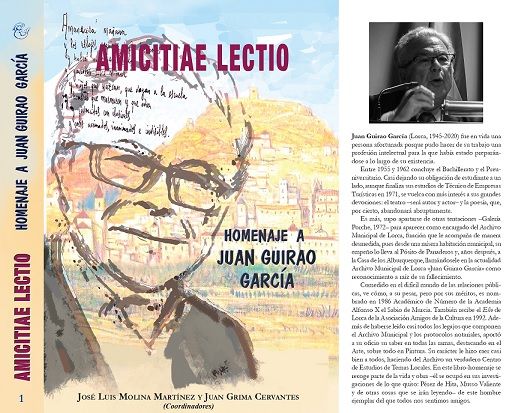 El Centro Cultural 'José María Campoy' acogerá, este próximo martes, la presentación del libro homenaje a Juan Guirao, titulado 'Amicitiae Lectio' - 1, Foto 1
