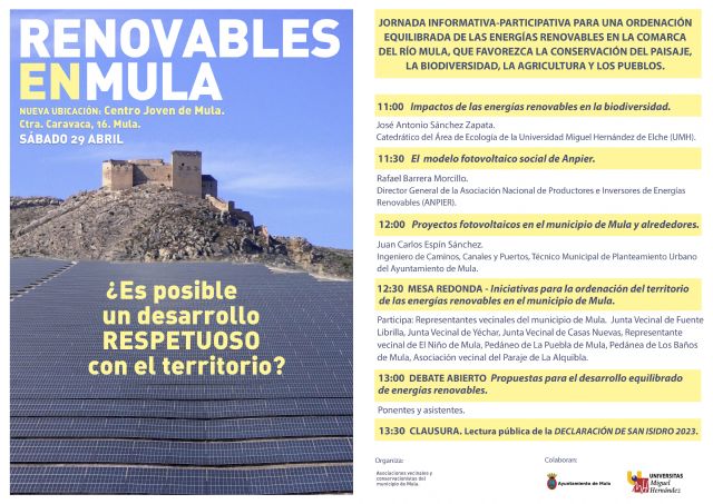 Jornada Renovables en Mula: ¿es posible un desarrollo respetuoso con el territorio? - 2, Foto 2