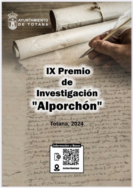 Cultura convoca el IX Premio de Investigación Histórica “Alporchón”, dotado con 2.750 euros, Foto 2
