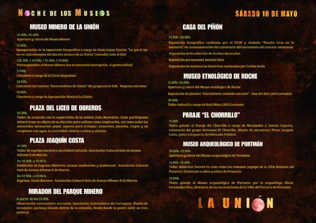 La Unión presenta la noche de los museos 2025, que llenará de cultura las calles el sábado 10 de mayo - 3, Foto 3