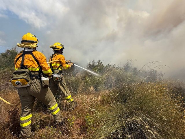 Incendio en el paraje de La Hita, en Santiago de la Ribera (San Javier) - 1, Foto 1
