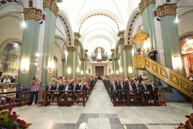 Las Virgenes de las cuatro Cofradias cartageneras llenan de fieles la iglesia de Santa Maria - 1, Foto 1