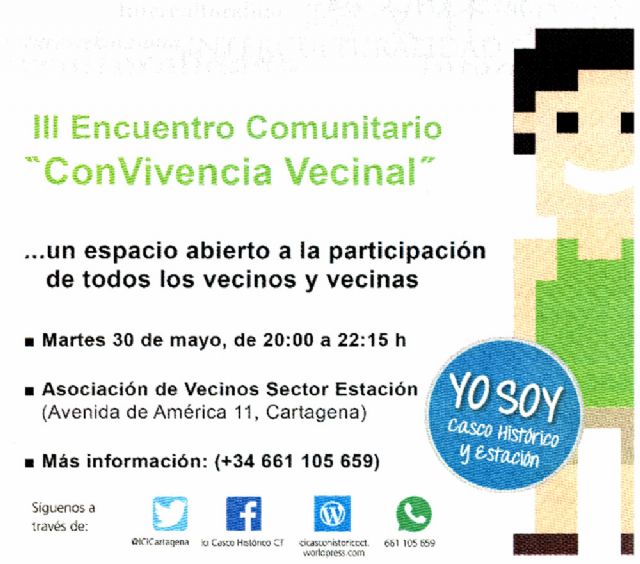 La Asociacion de Vecinos de Sector Estacion acoge el III Encuentro Comunitario ConVivencia Vecinal - 1, Foto 1