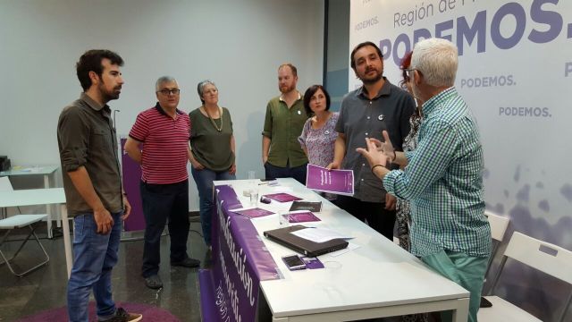 Pablo Olmos, candidato a la Secretaría General por Profundización Democrática presentó sus propuestas y su lista al Consejo Ciudadano Autonómico de Podemos Región de Murcia - 2, Foto 2