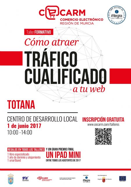 Cómo atraer tráfico cualificado a tu web es el próximo taller de comercio electrónico que se realizará en Totana gratuitamente, Foto 1