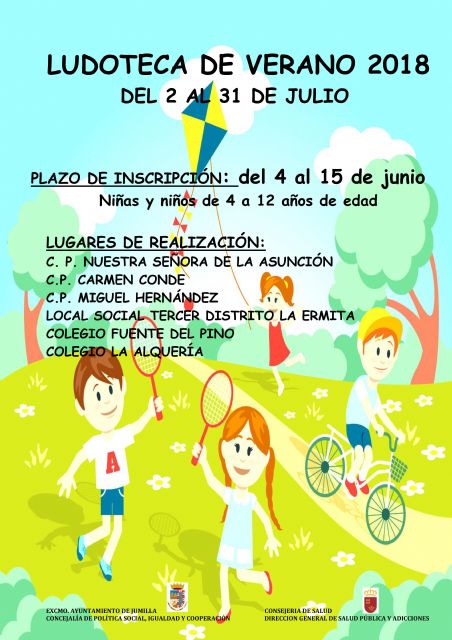 El próximo 4 de junio se abre el plazo de inscripciones para las Ludotecas de Verano - 1, Foto 1