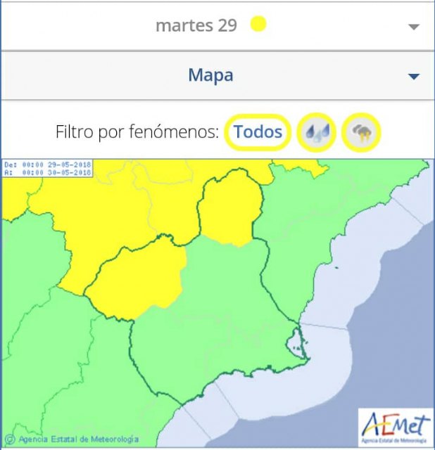 Las tormentas llegan a la Región de Murcia - 2, Foto 2