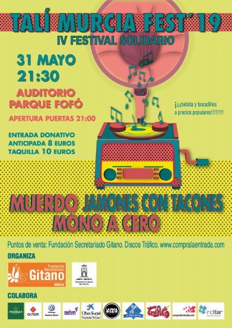 Talí Murcia Fest celebra su cuarta edición el próximo viernes en el Auditorio Fofó - 2, Foto 2