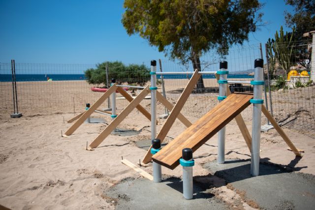 Bolnuevo tendr la primera playa de la regin con instalaciones deportivas de calistenia, Foto 2