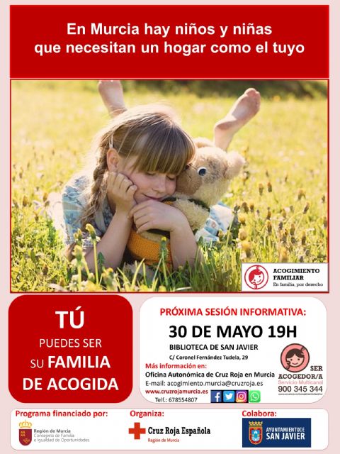 Cruz Roja promueve en San Javier el acogimiento familiar de menores tutelados por la Administración - 2, Foto 2