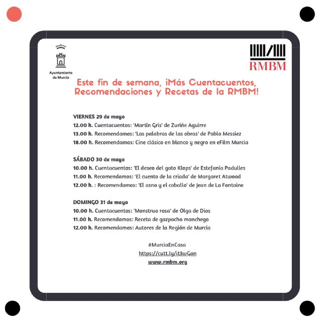 Las Bibliotecas de Murcia recomiendan leer a autores de la Región en su programación de fin de semana - 1, Foto 1