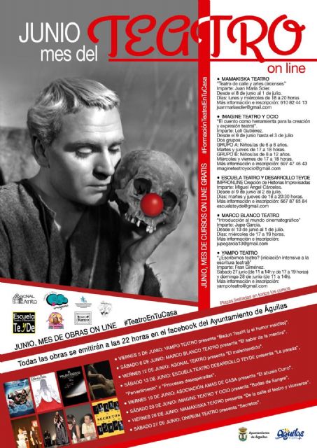 La edil de Cultura presenta la iniciativa Junio. Mes del teatro on line - 1, Foto 1