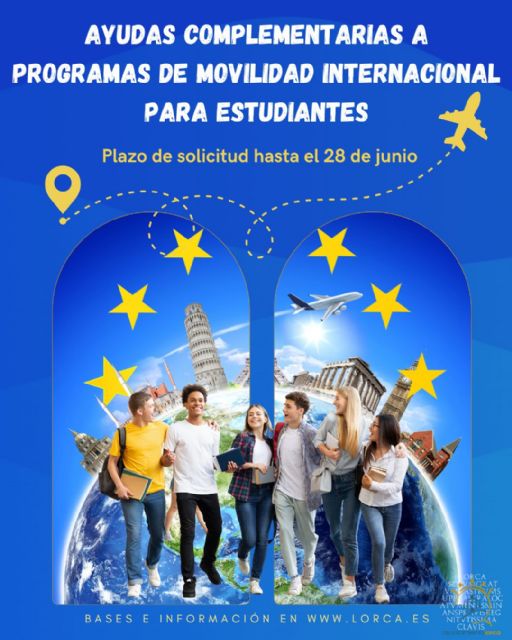 Educación abre el plazo para solicitar ayudas a programas de movilidad internacional para estudiantes lorquinos - 1, Foto 1