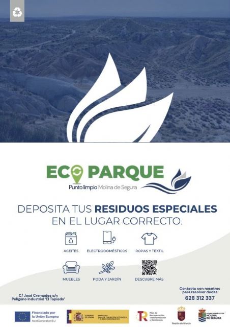 Molina de Segura refuerza su compromiso con el reciclaje y la econom�a circular con la mejora de su Ecoparque Municipal