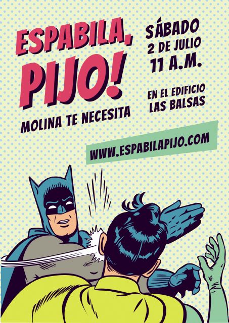 La Concejalía de Juventud de Molina de Segura organiza el I Encuentro Juvenil ESPABILA, PIJO! el sábado 2 de julio - 1, Foto 1