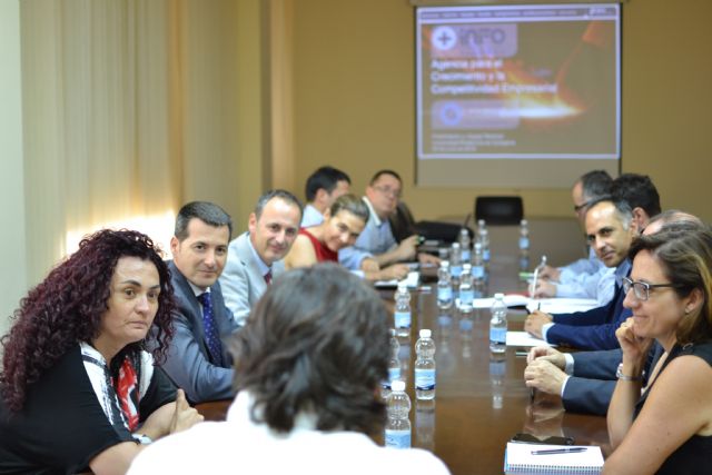 El director del Info se reúne con el rector de la UPCT - 1, Foto 1