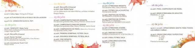 Actuaciones musicales, concursos y campeonatos deportivos para celebrar las fiestas de la Semana de la Juventud en la Estación de Blanca - 2, Foto 2