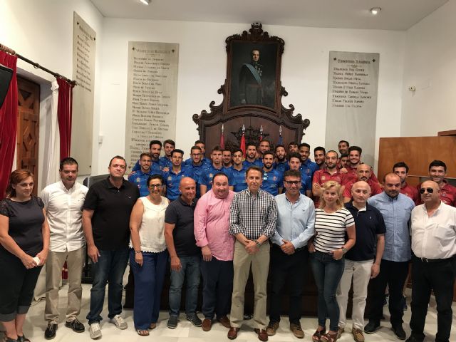 El Alcalde recibe al Lorca Deportiva en el Ayuntamiento por haber conseguido el ascenso a Segunda División B - 1, Foto 1