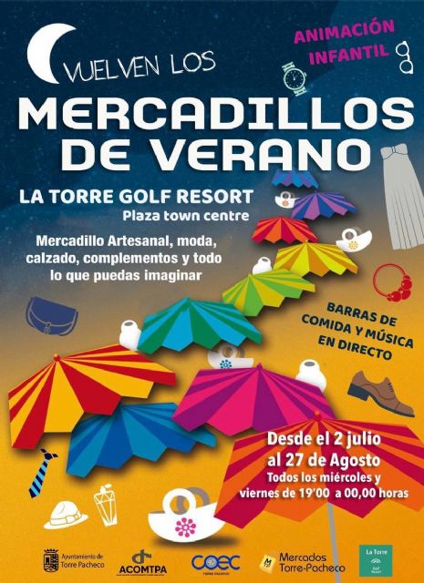 Vuelven los Mercadillos de Verano de la Torre Golf Resort, Roldán - 1, Foto 1