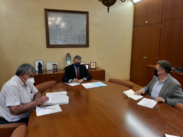 El Presidente de la CHS ha mantenido una reunión de trabajo con el Concejal de Urbanismo y Transición Ecológica del Ayuntamiento de Murcia - 1, Foto 1