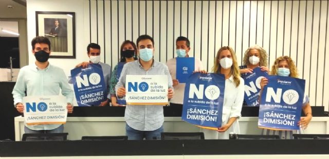 El voto en contra del PSOE y la abstención de Ciudadanos echa atrás en el Pleno de ayer en Las Torres de Cotilllas la moción del PP pidiendo al Gobierno de Pedro Sánchez la rebaja del recibo de la luz - 1, Foto 1