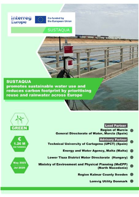 La Región de Murcia lidera un proyecto europeo para reducir la huella de carbono en la gestión del agua - 1, Foto 1