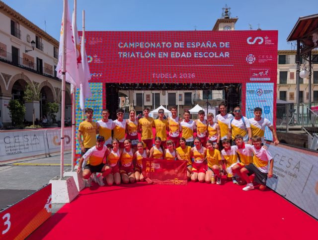 Gran actuación del triatlón murciano en el campeonato de España de triatlón por autonomías celebrado en Tudela - 3, Foto 3