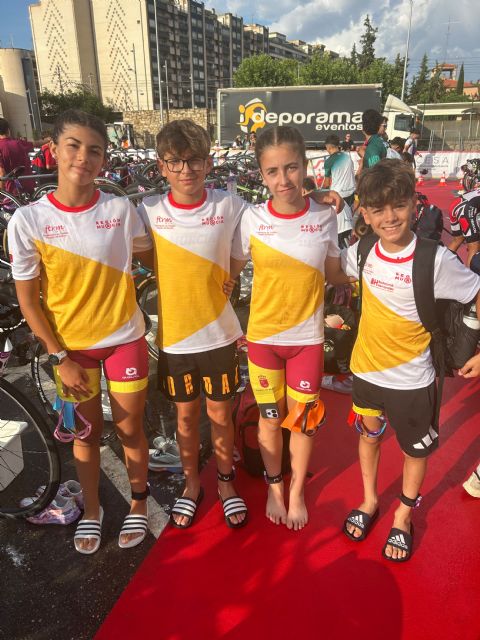 Gran actuación del triatlón murciano en el campeonato de España de triatlón por autonomías celebrado en Tudela - 4, Foto 4