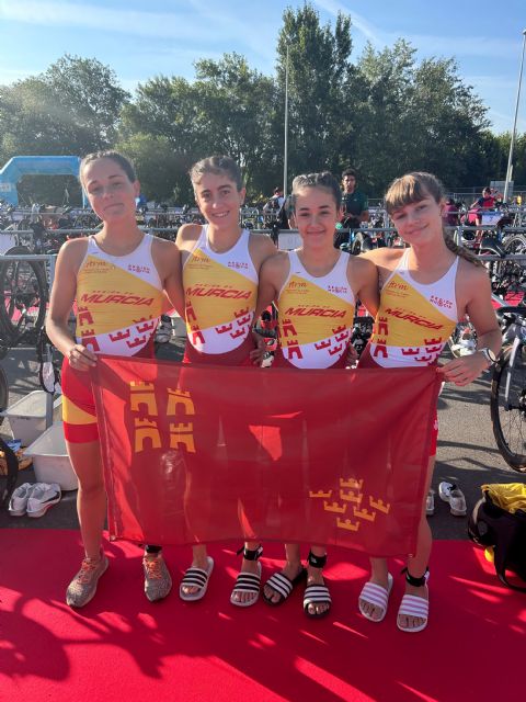Gran actuación del triatlón murciano en el campeonato de España de triatlón por autonomías celebrado en Tudela - 5, Foto 5