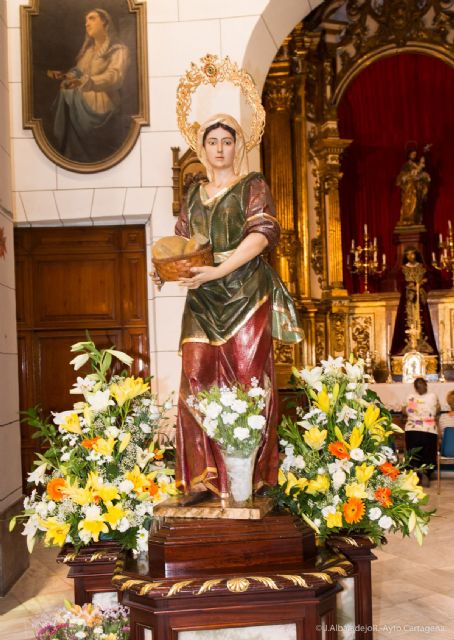 Hostecar honra a Santa Marta con una misa y ofrenda floral - 2, Foto 2
