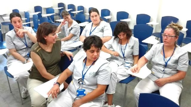 El hospital Los Arcos del Mar Menor colabora con Ferrovial para formar a siete personas con discapacidad - 1, Foto 1