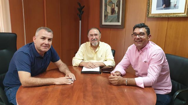 Reunión de trabajo entre el presidente de ASECOM y el alcalde de Alguazas - 1, Foto 1