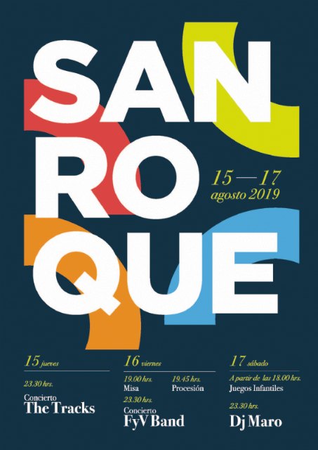 Los tradicionales festejos del barrio de San Roque tendrán lugar del 15 al 17 de agosto con atractivas noches de música para todos los públicos, Foto 2