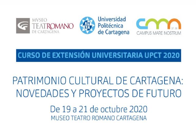 Abre el plazo de matrícula para el curso Patrimonio cultural de Cartagena: Novedades y Proyectos de futuro - 1, Foto 1