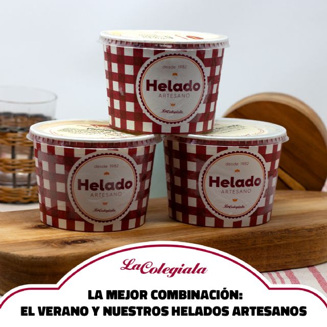 Los helados más deliciosos y naturales, libres de aditivos perjudiciales, están elaborados en la panadería murciana La Colegiala - 1, Foto 1
