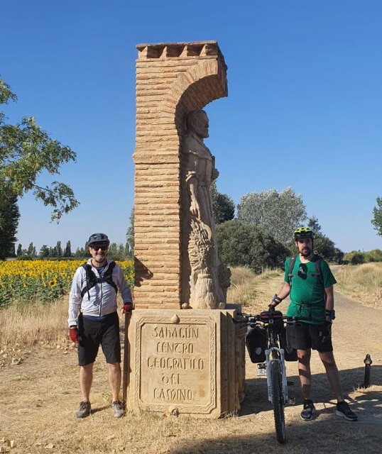 El sordociego Javier García Pajares completa el Camino de Santiago francés en tándem - 3, Foto 3