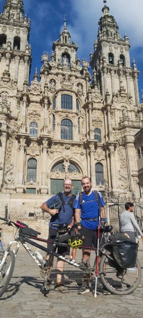 El sordociego Javier García Pajares completa el Camino de Santiago francés en tándem - 4, Foto 4