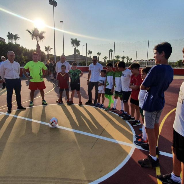 Acto de inauguración nueva pista polideportiva en urbanización Los Olivos de Molina de Segura - 2, Foto 2