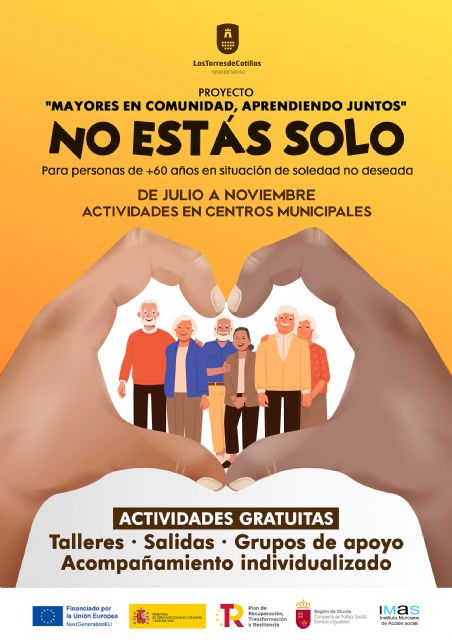 Las Torres de Cotillas impulsa el proyecto No estás solo para combatir la soledad no deseada entre mayores - 3, Foto 3