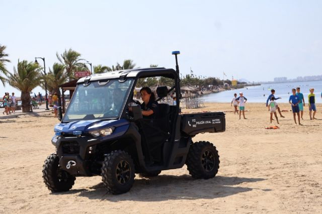 San Pedro del Pinatar incorpora un nuevo vehículo para reforzar el patrullaje en playas de Policía Local - 4, Foto 4
