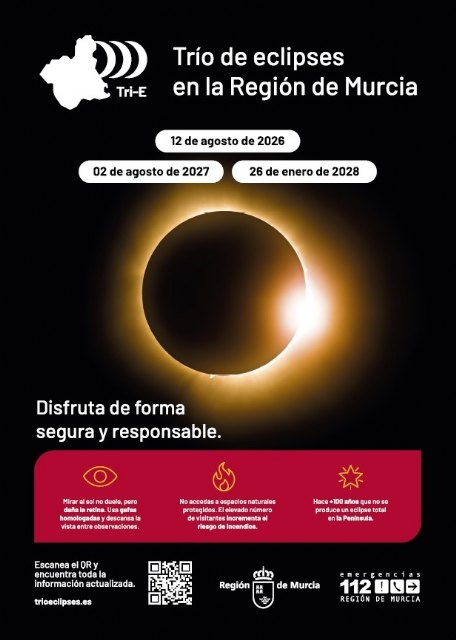 Cieza se suma a la difusi�n de la campa�a informativa sobre el 'Tr�o de Eclipses' en la Regi�n de Murcia