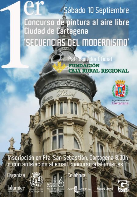El Modernismo centrará el primer concurso de Pintura al Aire Libre Ciudad de Cartagena - 2, Foto 2